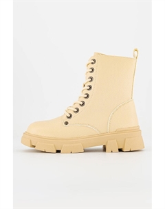 Лакированные ботинки из экокожи, белый Bullboxer