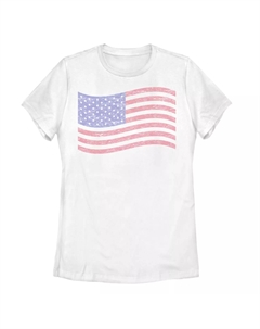 Детская футболка с потертым развевающимся флагом Unbranded