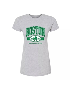 Футболка Boston с графическим принтом для юниоров, серый Licensed character