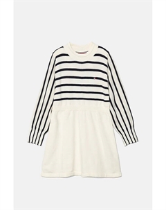 Платье для девочек, бежевый Tommy hilfiger