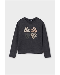 Детская футболка с длинными рукавами, серый Mayoral