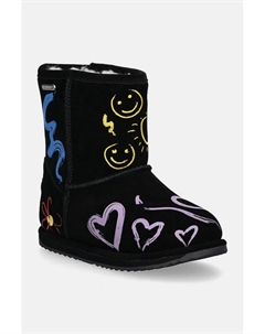 Детские зимние ботинки Hollis, черный Emu australia