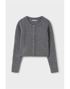 Кардиган с добавлением хлопка для детей, серый Mayoral