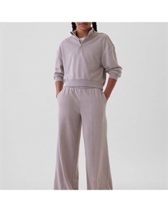 Широкие брюки-джоггеры из флиса, фиолетовый Gap