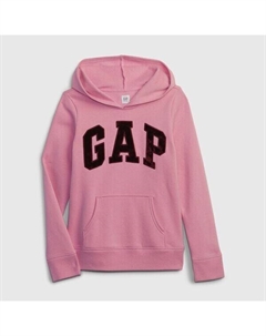 Флисовые джоггеры с логотипом, розовый Gap