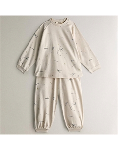 Детская пижама Le Petit Prince, 2 предмета, кремовый Zara home