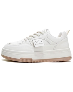 Кеды, скейтборд обувь женская низкая, белый Mulinsen