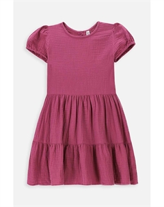 Платье из хлопка крокодила для девочки, фиолетовый Coccodrillo