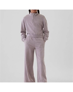 Укороченная толстовка с застежкой-молнией на половину длины, фиолетовый Gap