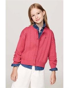 Хлопковый кардиган для мальчиков, красный Tommy hilfiger