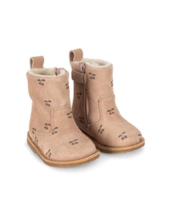 Замшевые ботильоны для мальчика/девочки PIPPI PULL ON BOOT, оранжевый Konges slojd