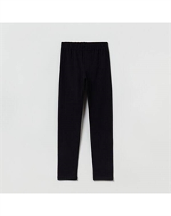 Однотонные леггинсы, черный Gap