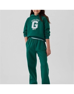 Джоггеры из флиса, зеленый Gap