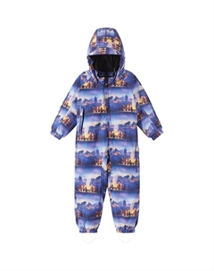 Зимний спортивный комбинезон для мальчиков и девочек Moomin Lyster, синий Reima