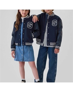 Куртка университетская с логотипом, синий Gap