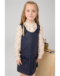 Платье для маленькой девочки, темно-синий Mayoral