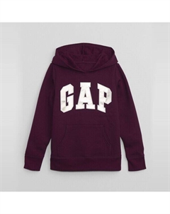 Толстовка с капюшоном и логотипом, фиолетовый Gap