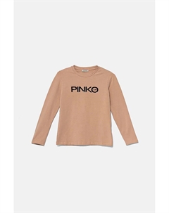 Хлопковая рубашка с длинными рукавами для мальчиков и девочек, оранжевый Pinko up