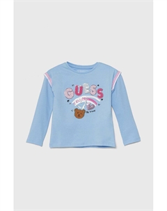 Детская футболка с длинными рукавами, синий Guess