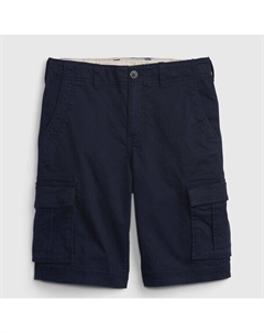 Шорты-Бермуды из эластичного хлопка, синий Gap