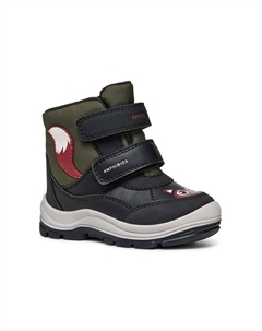 Детские зимние ботинки FLANFIL ABX, зеленый Geox