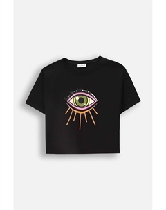 Детская футболка из крокодила, черный Coccodrillo