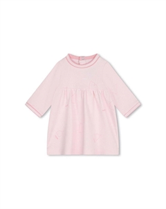 Хлопковое платье для девочки, розовый Boss