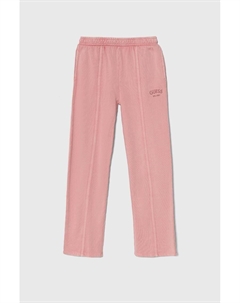 Спортивные брюки для мальчика/девочки из хлопка, розовый Guess