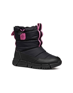 Детские зимние ботинки FLEXYPER AB, фиолетовый Geox