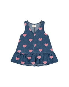 Джинсовое платье для мальчика/девочки MAGOT DRESS GOTS, синий Konges slojd