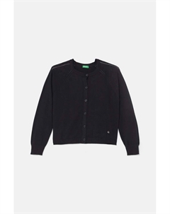 Хлопковый кардиган для мальчика, черный United colors of benetton