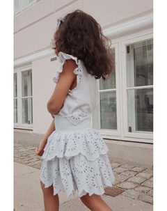 Хлопковая юбка для девочек, синий Konges slojd