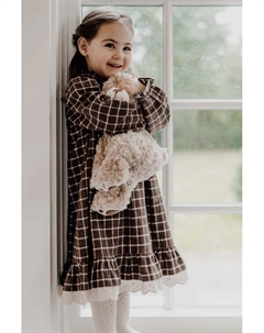 Это мое хлопковое платье для девочек Haya, коричневый That's mine