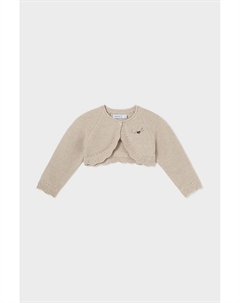 Детский свитер из смесовой шерсти, бежевый Mayoral