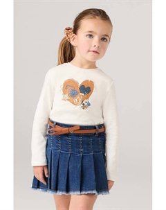 Детская джинсовая юбка, темно-синий Mayoral