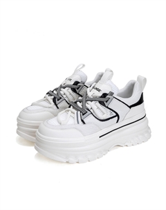 Кеды, скейтборд обувь женская низкая, белый/розовый Mulinsen