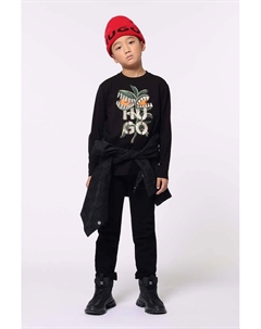 Джинсы детские, черный Hugo