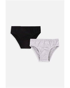 Детские трусы из крокодиловой шерсти, 2 шт, черный Coccodrillo