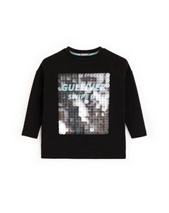 Лонгслив Langarmshirt, черный Gulliver