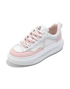 Кеды, скейтборд обувь женская низкая, белый/зеленый Paul frank