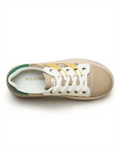 Кеды, скейтборд обувь женская низкая, оранжевый/желтый Mulinsen