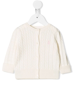 Кардиган фактурной вязки, белый Ralph lauren