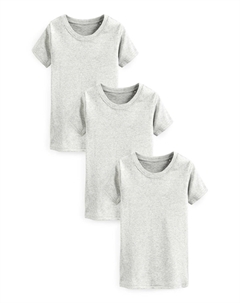 Футболка базовая 3 PACK STANDARD, цвет grey Next