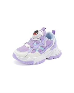 Детская повседневная обувь для детей, кроссовки, кроссовки, цвет Candy purple/milky white Paul frank