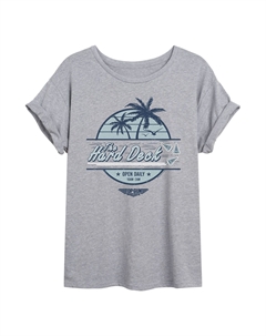 Лучший стрелок среди юниоров: большая футболка с рисунком Maverick «The Hard Deck», серый Licensed character