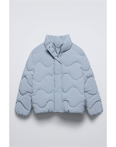 Куртка из прорезиненного пуховика, цвет lavender Zara