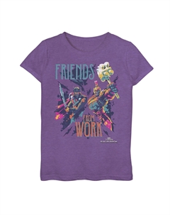 Футболка с рисунком Neon Blast для девочек 7–16 лет Thor Ragnarok Work Friends Marvel