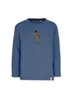 Лонгслив Wolf, синий Band of rascals