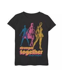 Футболка с рисунком Stronger Together для девочек 7–16 лет Marvel