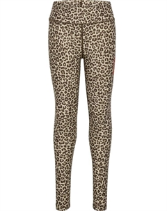 Тайтсы Hmljr Mädchen, леопард Hummel